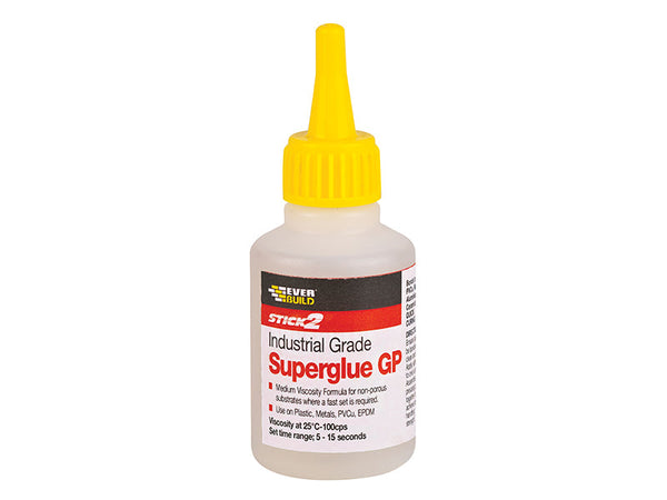 Everbuild Industrial Superglue General Purpose 20g – – Now available at MTN Shop UK.