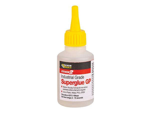 Everbuild Industrial Superglue General Purpose 50g – – Now available at MTN Shop UK.