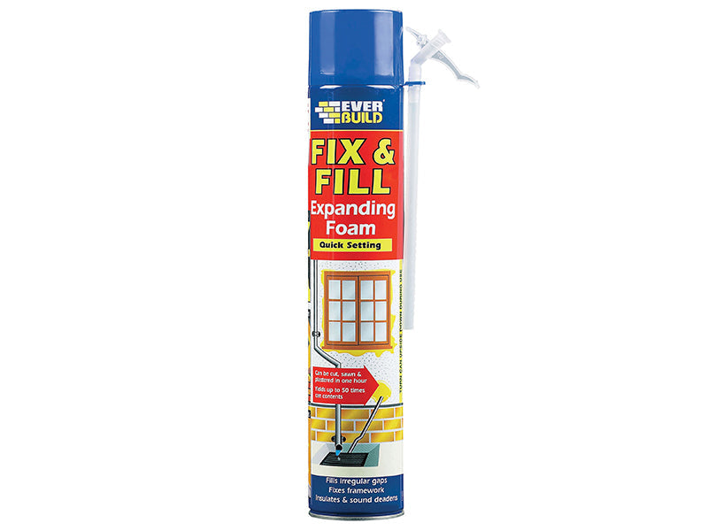 Everbuild Fix & Fill Expanding Foam Filler 750ml – – Now available at MTN Shop UK. - imagen 2