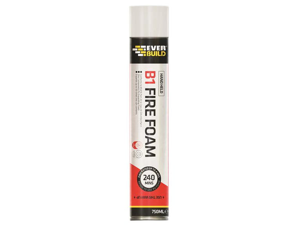 Everbuild Fire Foam B1 Hand Grade Aerosol 750ml – – Now available at MTN Shop UK.