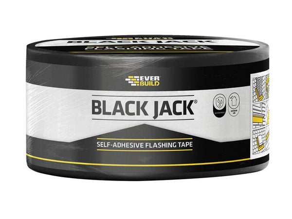 Everbuild Black Jack® Flashing Tape, Trade 450mm x 10m – – Now available at MTN Shop UK.