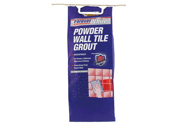Everbuild Forever White Powder Wall Tile Grout 3kg – – Now available at MTN Shop UK.