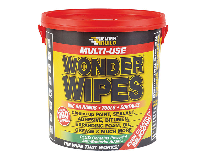 Everbuild Giant Wonder Wipes (Tub 300) – – Now available at MTN Shop UK. - imagen 2