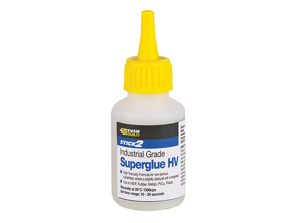 Everbuild Industrial Superglue HV 20g – – Now available at MTN Shop UK.