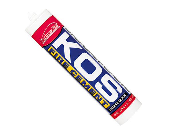 Everbuild KOS Fire Cement Black Cartridge C3 300ml – – Now available at MTN Shop UK.