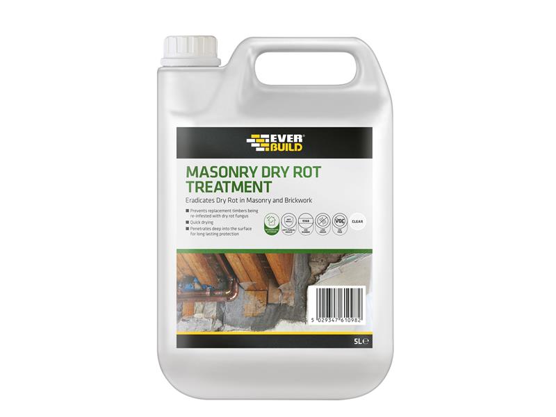 Everbuild Masonry Dry Rot Treatment 5 litre – – Now available at MTN Shop UK. - imagen 2