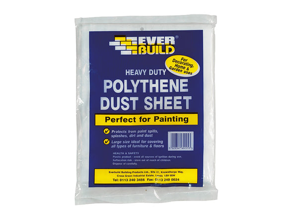 Everbuild Polythene Dust Sheet 3.6 x 2.7m – – Now available at MTN Shop UK.