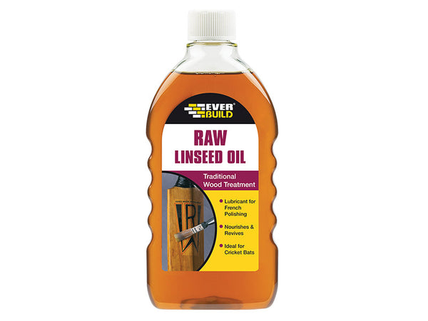 Everbuild Raw Linseed Oil 500ml – – Now available at MTN Shop UK.
