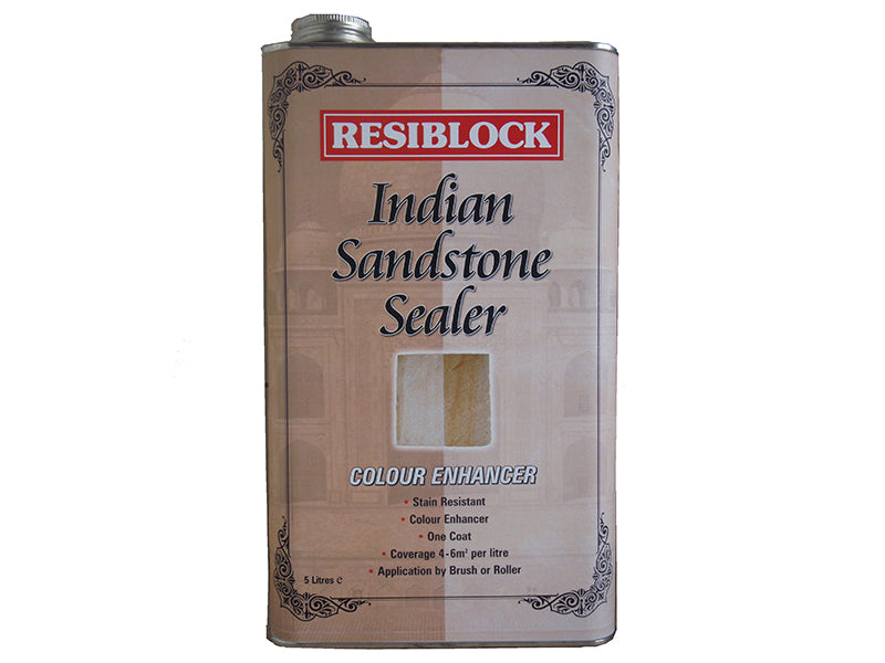 Everbuild Resiblock Indian Sandstone Sealer Colour Enhancer 5 litre – – Now available at MTN Shop UK. - imagen 2