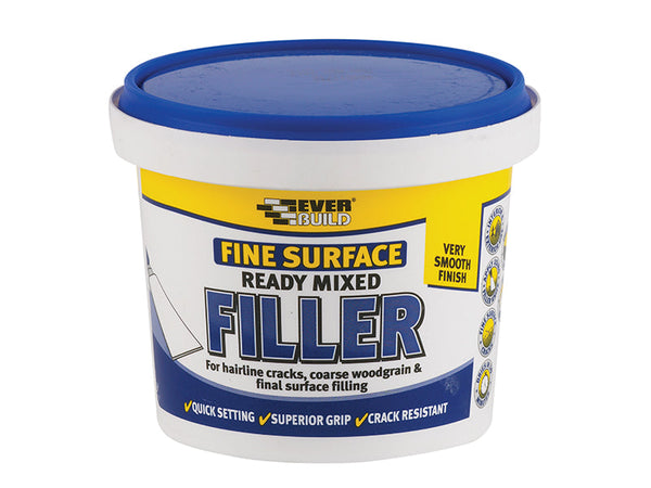 Everbuild Fine Surface Filler Ready Mix 600g – – Now available at MTN Shop UK.