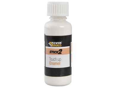 Everbuild Stick2 Touch Up Enamel White 25ml – – Now available at MTN Shop UK.