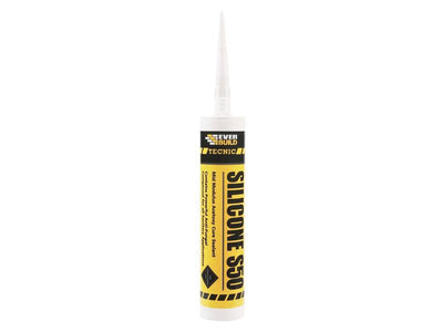 Everbuild Tecnic Silicone S50 Translucent 310ml – – Now available at MTN Shop UK.