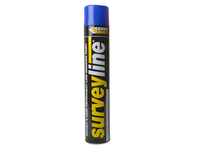 Everbuild Survey Line® Marker Spray Blue 700ml – – Now available at MTN Shop UK.