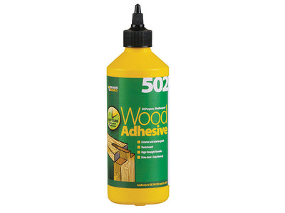 Everbuild  502 All Purpose Weatherproof Wood Adhesive 500ml – second image