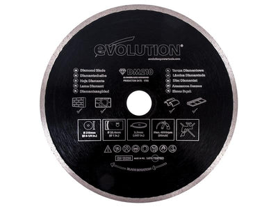 Evolution Diamond Blade, Continuous Rim 210 x 25.4mm – – Now available at MTN Shop UK.