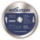 Evolution  Mild Steel Cutting Mitre Saw Blade 255 x 25.4mm x 52T