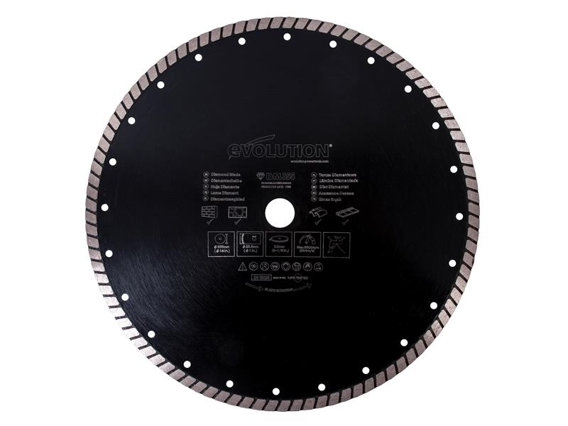 Evolution RAGE® Diamond Blade, Segmented Rim 355 x 25.4mm – – Now available at MTN Shop UK. - imagen 2