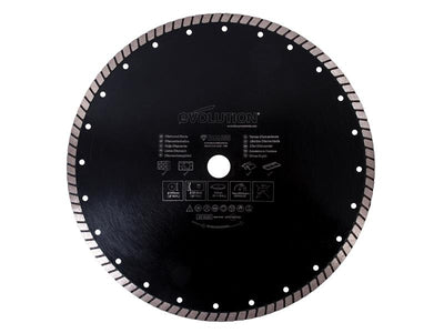Evolution RAGE® Diamond Blade, Segmented Rim 355 x 25.4mm – – Now available at MTN Shop UK.
