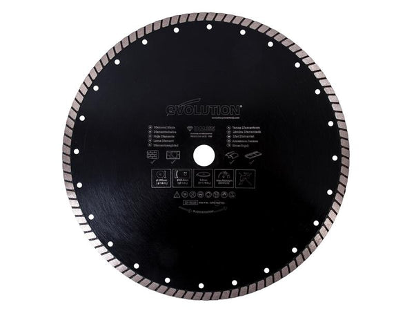 Evolution RAGE® Diamond Blade, Segmented Rim 355 x 25.4mm – – Now available at MTN Shop UK.