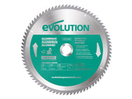 Evolution Aluminium Cutting Mitre Saw Blade 255 x 25.4mm x 80T – – Now available at MTN Shop UK.