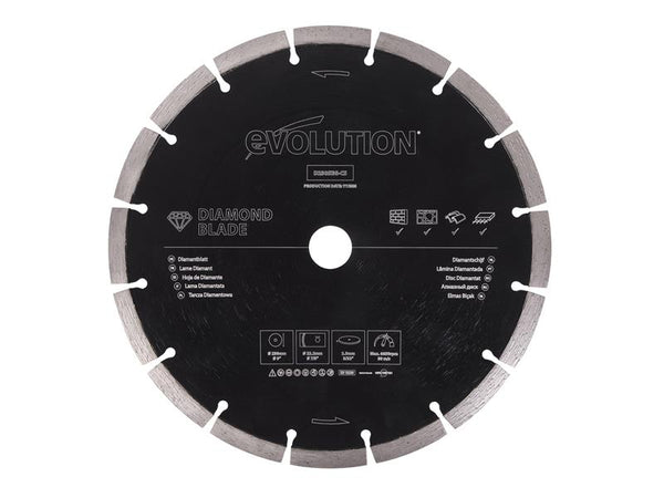Evolution General Purpose Diamond Blade 230 x 22.2mm – – Now available at MTN Shop UK.