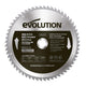 Evolution  Fine Wood Mitre/Table Saw Blade 255 x 25.4mm x 60T