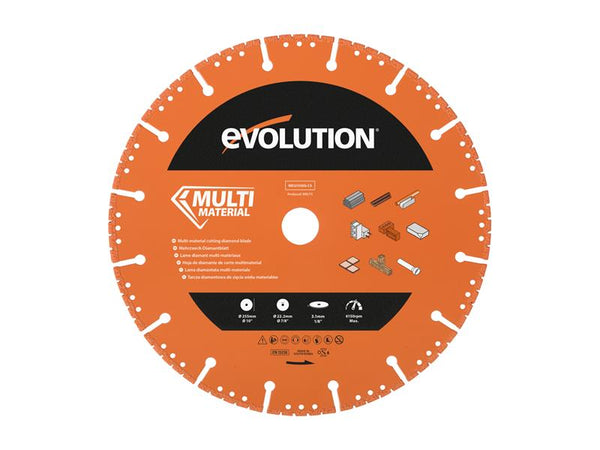Evolution Multi-Material Diamond Demolition Disc Cutter Blade 255 x 22.2mm – – Now available at MTN Shop UK.