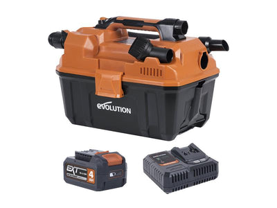 Evolution R11VAC-Li EXT Wet & Dry Vacuum Cleaner 18V 1 x 4.0Ah Li-ion – – Now available at MTN Shop UK.