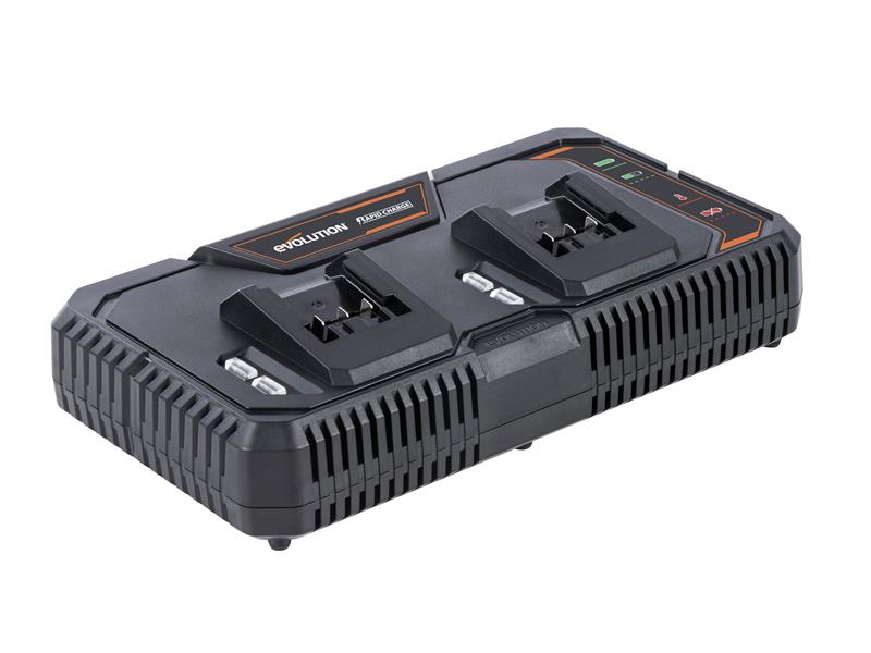 Evolution R18RCH-Li2 EXT Double Dock Rapid Charger 18V Li-ion – – Now available at MTN Shop UK. - imagen 2