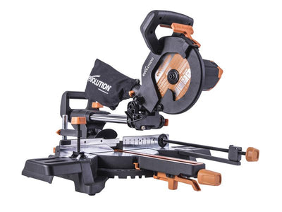 Evolution R210SMS-300+ Pro Multi-Material Sliding Mitre Saw 210mm 1500W 110V – – Now available at MTN Shop UK.