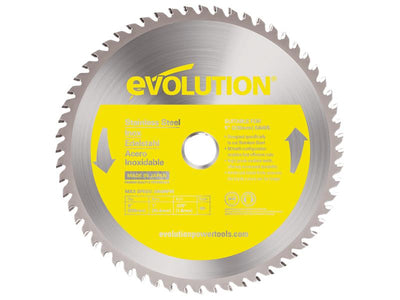 Evolution Stainless Steel Cutting Circular Saw Blade 230 x 25.4mm x 60T – – Now available at MTN Shop UK.