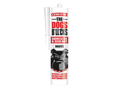 EVO-STIK The Dog's B*ll*cks Multipurpose Adhesive & Sealant White 290ml – – Now available at MTN Shop UK.