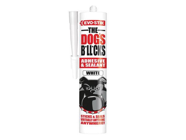 EVO-STIK The Dog's B*ll*cks Multipurpose Adhesive & Sealant White 290ml – – Now available at MTN Shop UK.