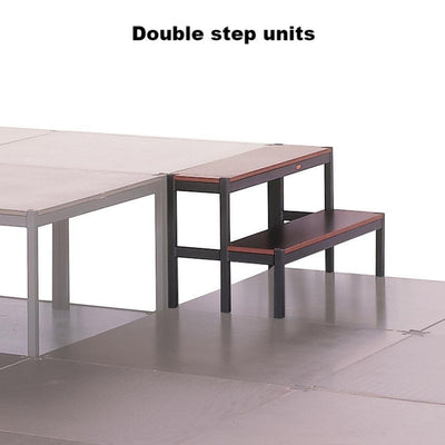 Affordable & Portable Staging: Doughty Easydeck Step Units(Double). Supplied by MTN Shop EU
