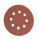 Faithfull Hook & Loop Sanding Disc DID3 Holed 125mm x 240G (Pack 25)