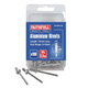 Faithfull Aluminium Rivets 3.2 x 13mm Long Pre-Pack of 100