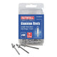 Faithfull Aluminium Rivets 3.2 x 6mm Short Bulk Pack of 1000
