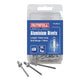 Faithfull Aluminium Rivets 4 x 13mm Long Pre-Pack of 50