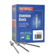 Faithfull Aluminium Rivets 4.8 x 14mm Long Bulk Pack of 500
