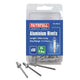 Faithfull Aluminium Rivets 4.8 x 14mm Long Pre-Pack of 50