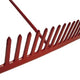 Faithfull Asphalt Rake 16 Flat Teeth - Tubular Steel Shaft