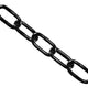 Faithfull Black Japanned Chain 4mm x 30m Reel - Max. Load 120kg