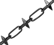 Spike Chain Black Japanned