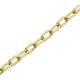 Faithfull Clock Chain Polished Brass 1.6mm x 10m