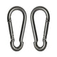 Faithfull Fire Brigade Snap Hook Stainless Steel 6mm (Pack 2)