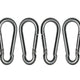 Faithfull Fire Brigade Snap Hook 6mm Zinc Plated (Pack 4)