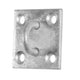 Faithfull Staple On Plate - Galvanised