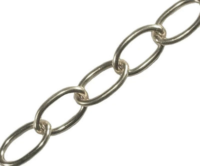 Oval Chain Chrome