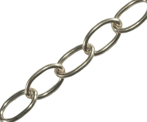 Oval Chain Chrome