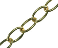 Oval Chain  Polished Brass